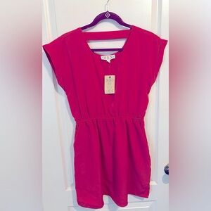 Pink Rose dress size M NWT